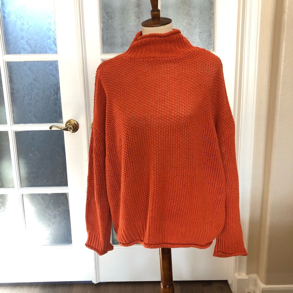 Women Turtle Neck Sweater Size L